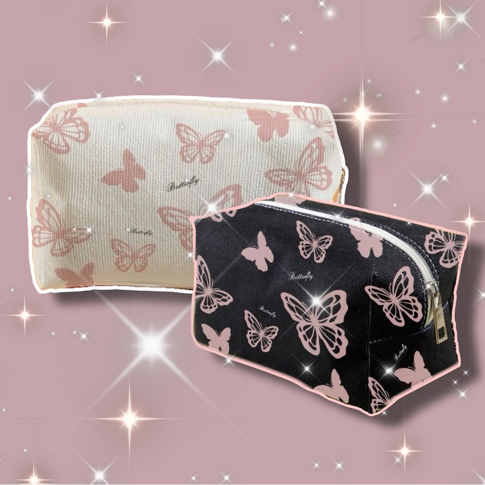 🪩🥳Host Pick! NWT 1PC Butterfly Cosmetics Bag 🦋